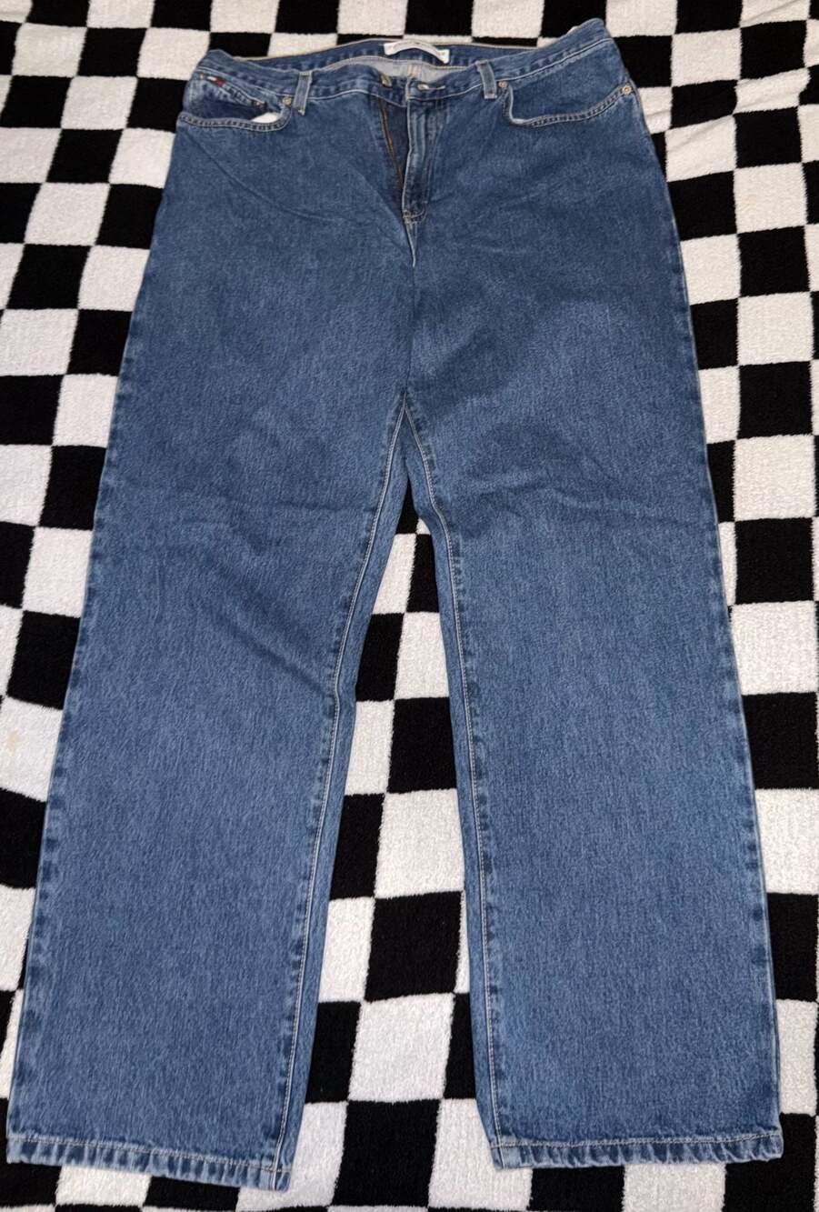 Tommy Hilfiger Jeans Womens 14 Medium Blue 100% Cotton Denim Pants
